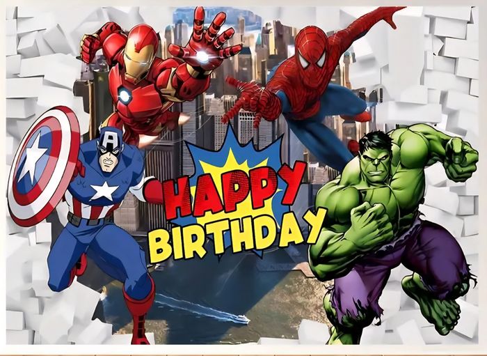 Lot décoration Marvel avengers - photo numéro 9