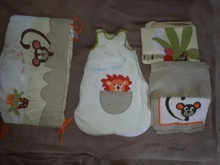 Ensemble lit bébé mixte garçon / fille
