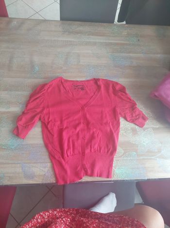 Gilet fille 14 ans  à boutons