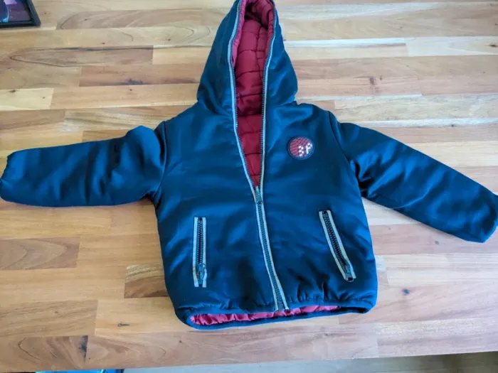 Blouson réversible 3 pommes 2-3 ans