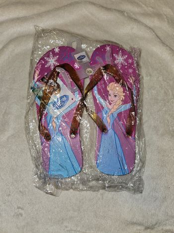 Tong disney la reine des neige - frozen 34 / 35 violet disneyland paris disney store