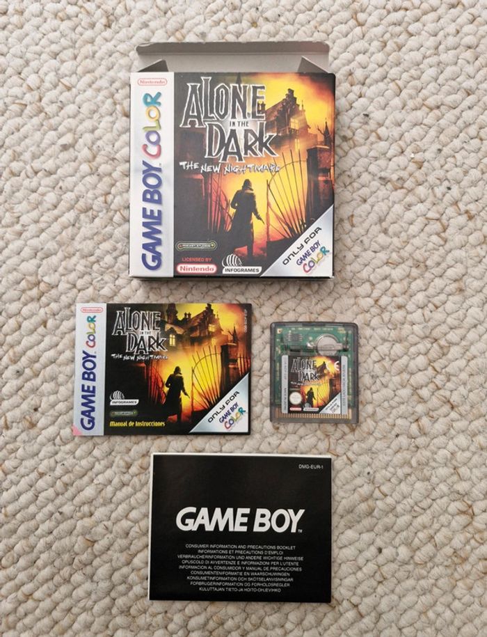 Alone in The Dark The New Nightmare Game Boy Color