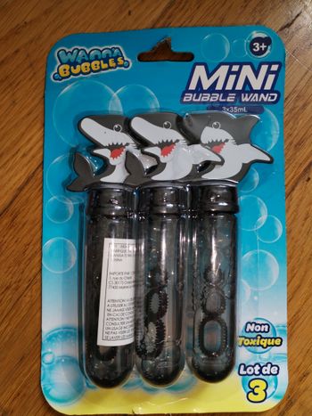Lot de 3 jeux enfants bulles de savon requin