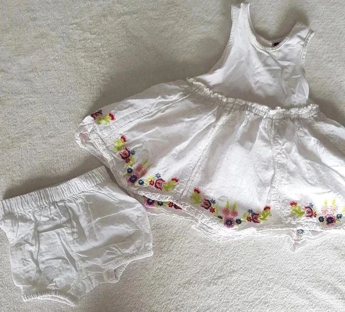 Robe + bloomer 6 mois