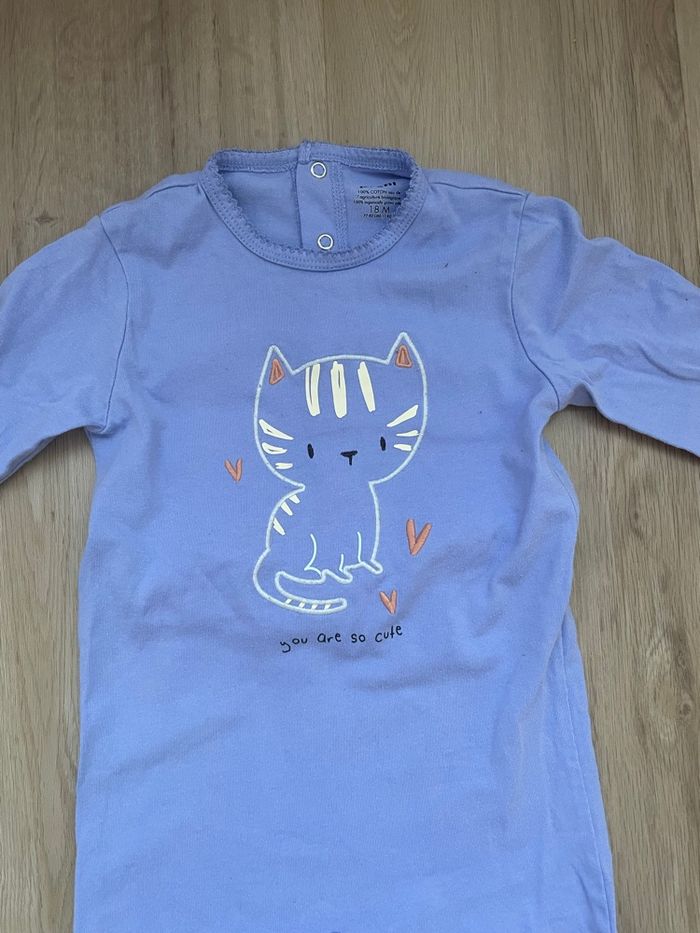 Pyjama Kiabi violet 18 mois - photo numéro 3