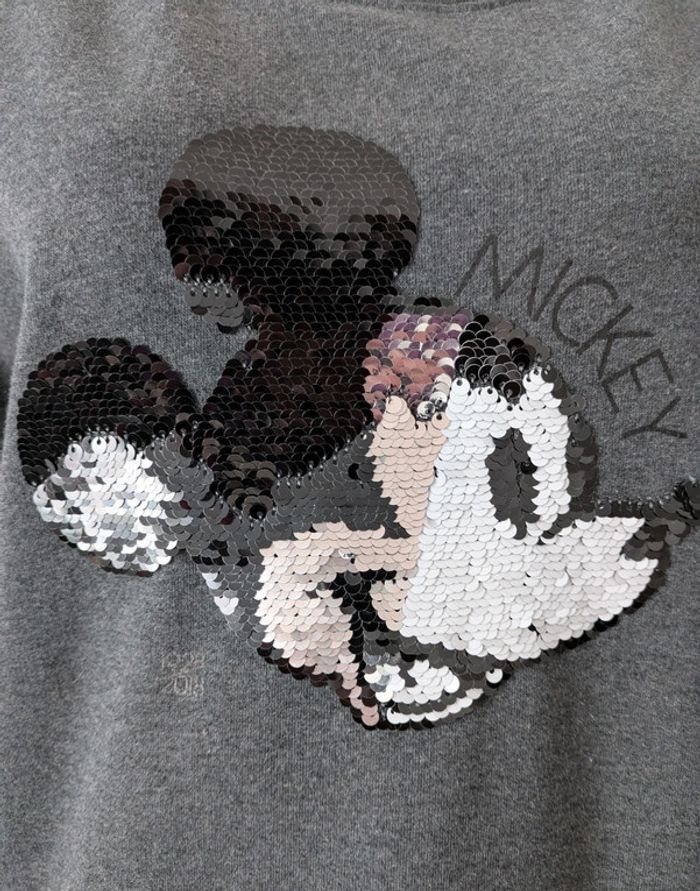 Sweat à paillettes - Disney - taille S - photo numéro 2