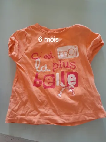 T-shirt fille 6mois
