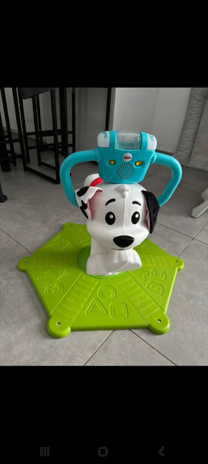 Chien qui rebondi et saute ficher price