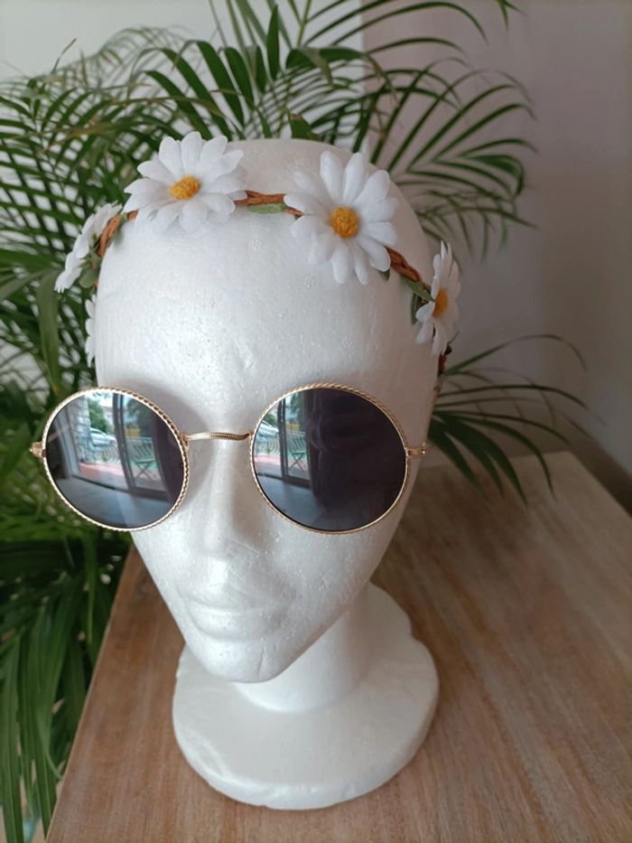 Lot de 7 bandeaux cheveux élastiques Fleurs - photo numéro 2