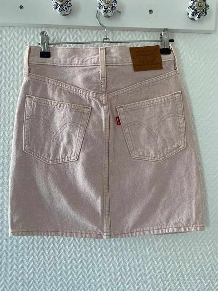 Jupe en jeans LEVI ´S rose pâle 34 - photo numéro 2