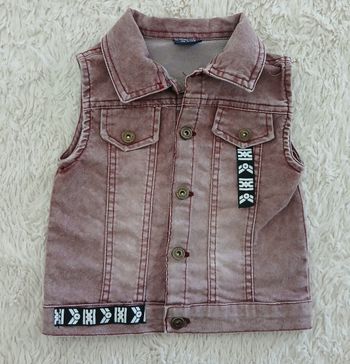 Veste sans manches en jean 3 ans