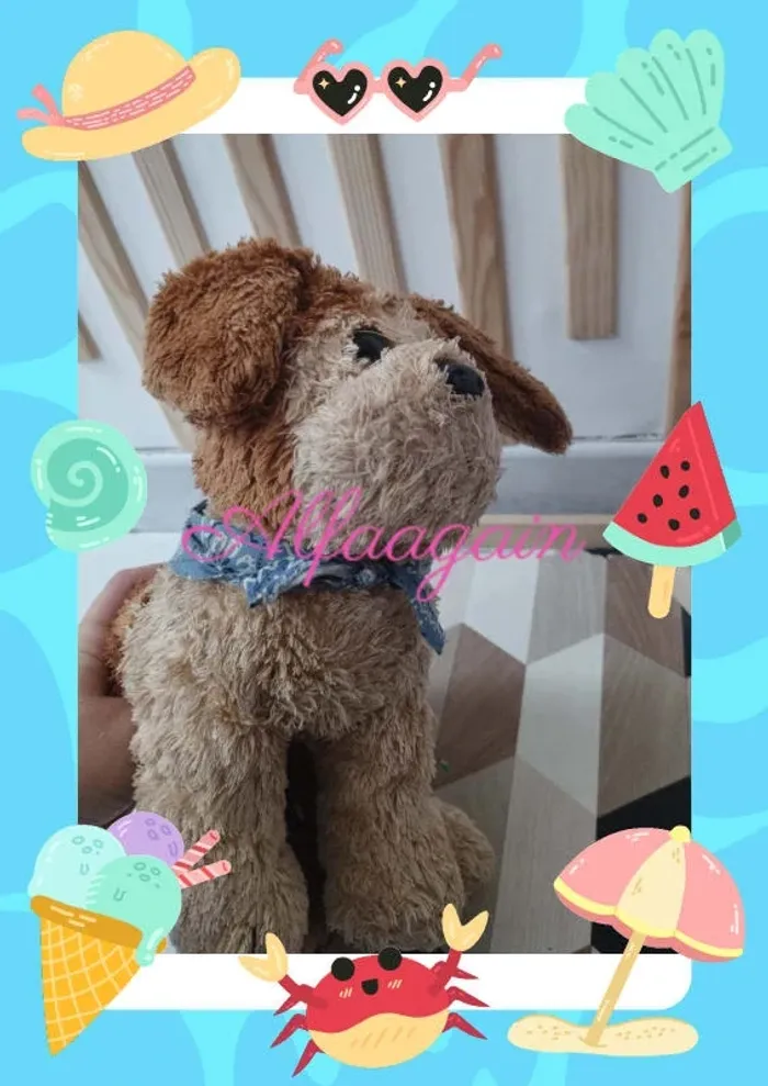 Peluche chien ty - photo numéro 4