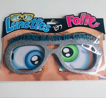 Lunettes géantes Enterrement vie de garçon 