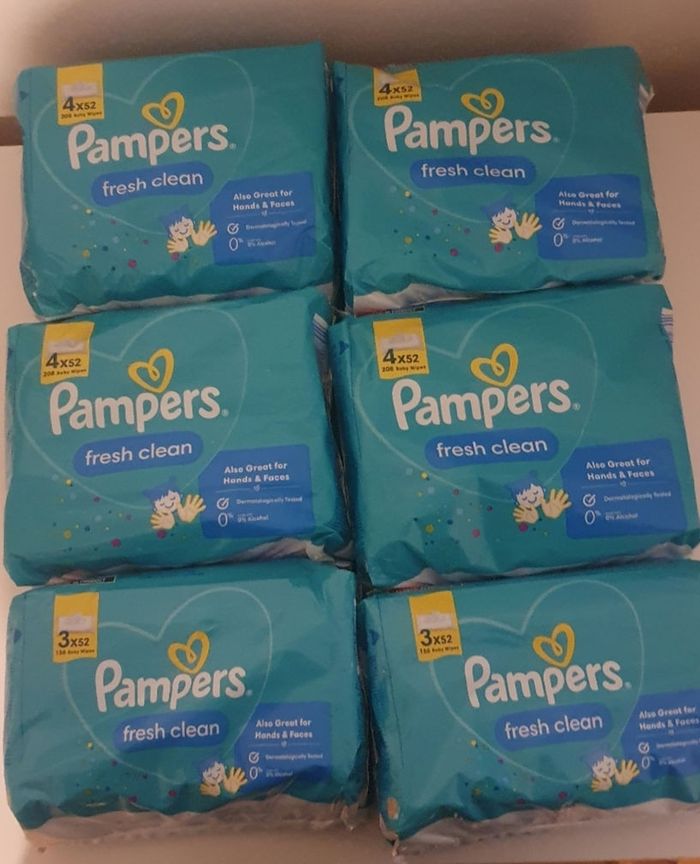 Lingettes pampers
