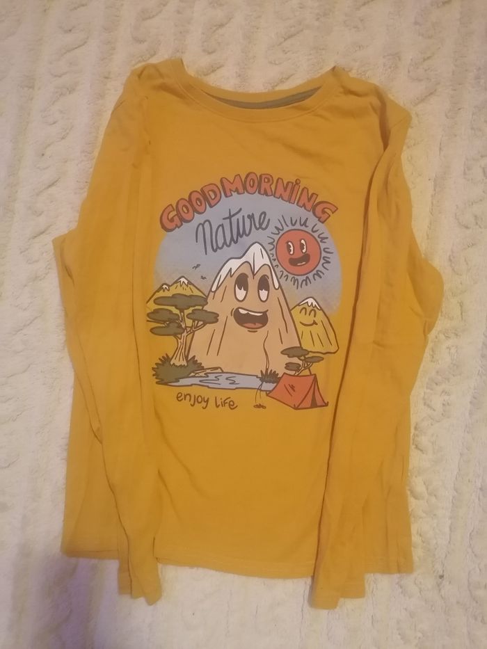 Lot 2 T-shirts manches longues 🧡 garçon 12 ans - photo numéro 5