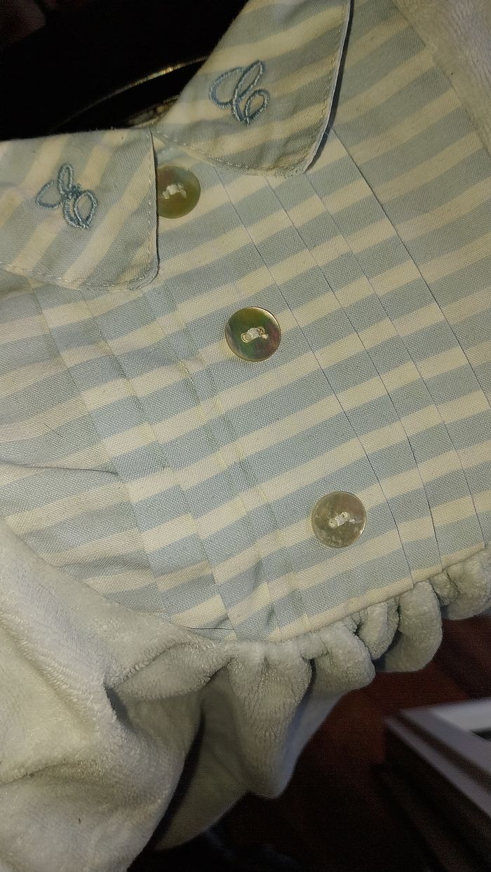 Barboteuse/ combi aison bloomer Ewan's et Comtesse état neuf 12 mois - photo numéro 5