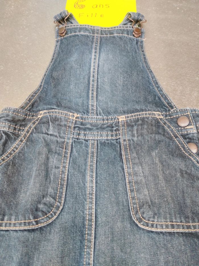 Robe salopette jean 6 ans fille Kiabi - photo numéro 2