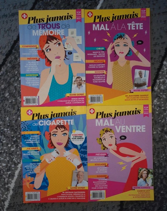 Lot de 4 livres "Plus jamais"