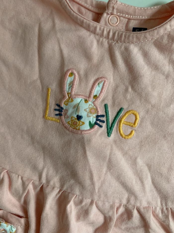 Ensemble été tunique bloomer sucre d’orge 3 mois tbe - photo numéro 4