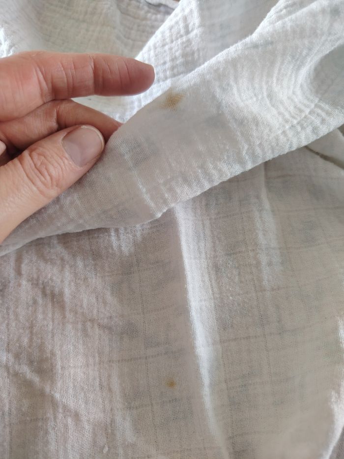 Lot de 3 langes tout doux en gaze de coton bio et fibre de bambou 75x75cm lassig - photo numéro 3