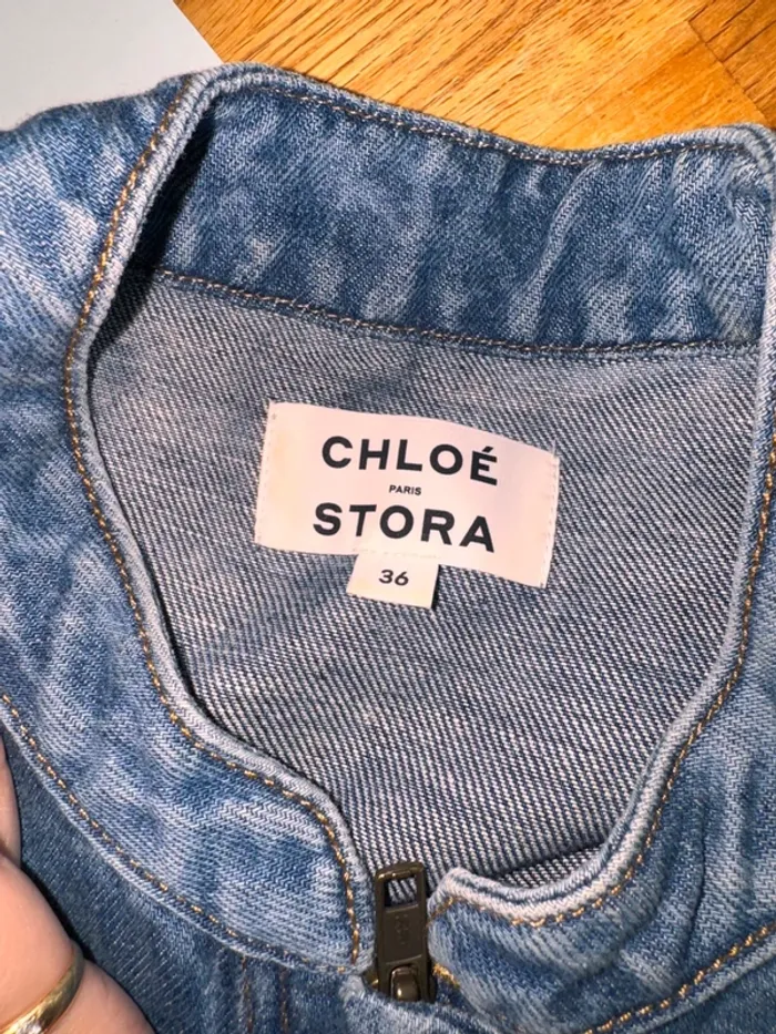 Combinaison en denim Chloé stora Taille 36 Valeur 350 euros - photo numéro 6
