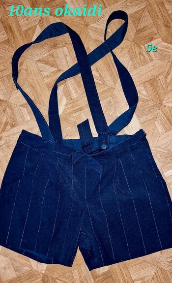 Short salopette 10ans okaidi