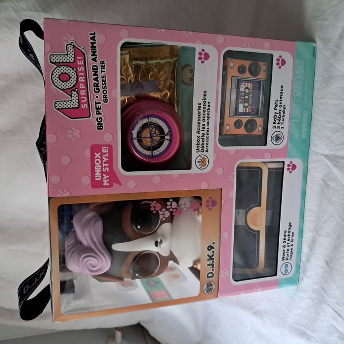 L.O.L lol Surprise Big pet Grand Animal chien D.J.K.9 MGA Neuf