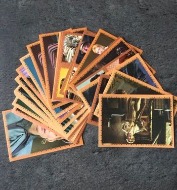 Lot 20 cartes autocollants stickers Harry potter