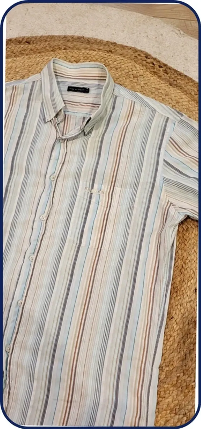 Chemise homme Mise au Green - Taille L
- Beige Clair - Rayures - Très bon état- Homme - photo numéro 3