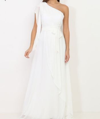 Robe longue blanche