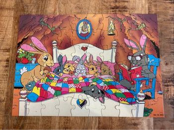 Puzzles vintage lapins