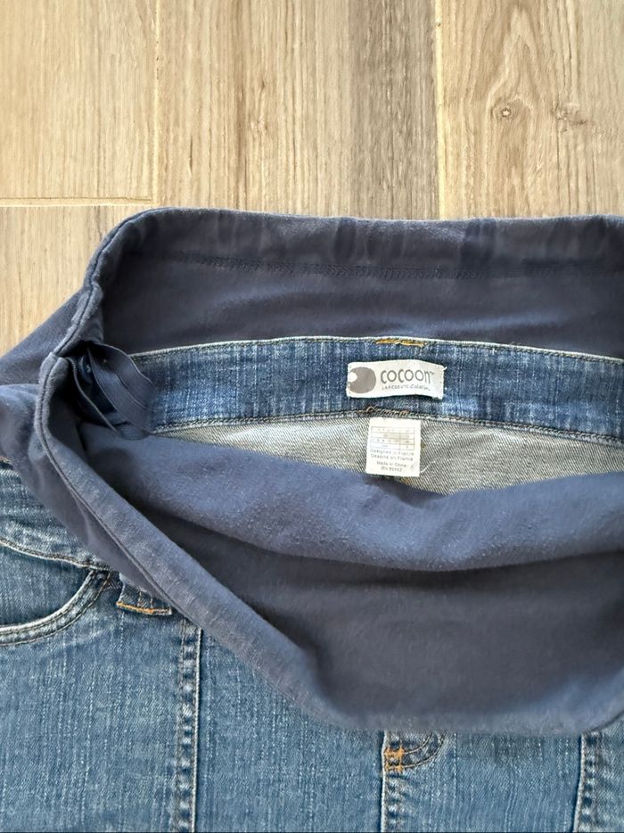 Jolie jupe en jeans de grossesse T38-M femme enceinte - photo numéro 8