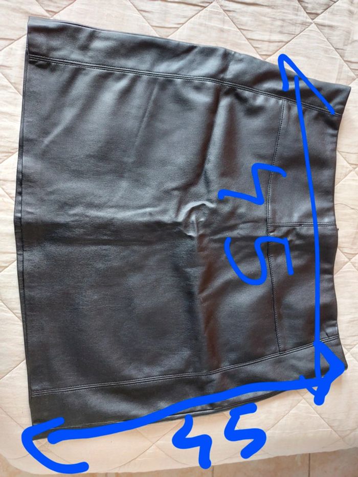 Jupe simili cuir Camaïeu - photo numéro 4