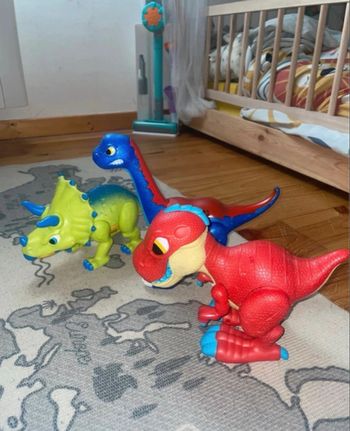 Lot de 3 dinosaures électroniques - Mon Ami Dino