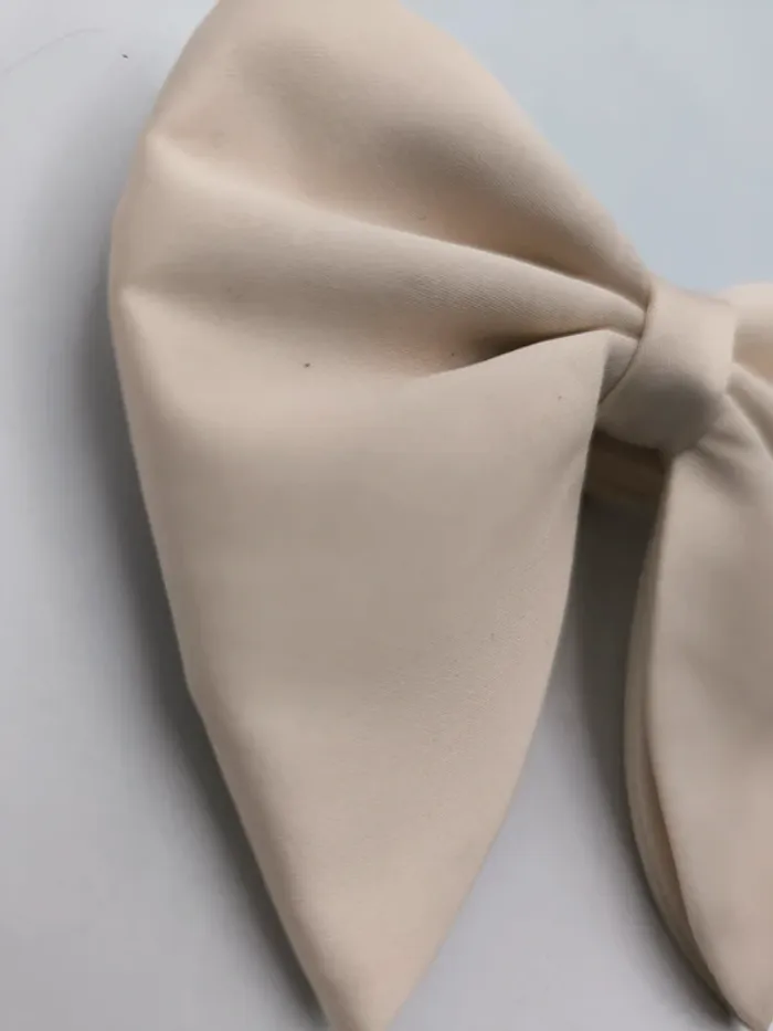 Noeud papillon ajustable satiné beige Pierre Cavelli Neuf - photo numéro 2