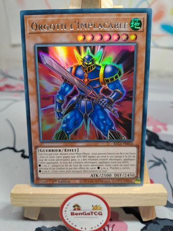 Carte Orgoth L'Implacable UR Yu-Gi-Oh! Batailles de Légende Chap.1 FR BLC1 016 1ère ed