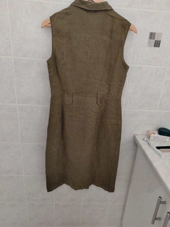 Robe en lin Zara taille M très bon état - photo numéro 5