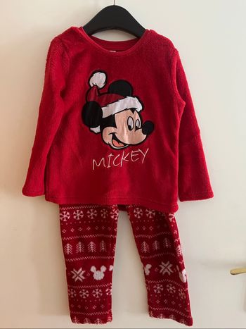 Pyjama Mickey Noël 3 ans