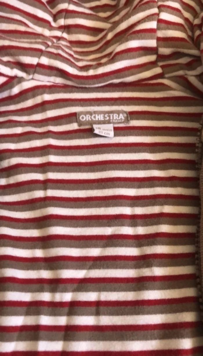 Veste réversible chaude 18mois orchestra - photo numéro 4