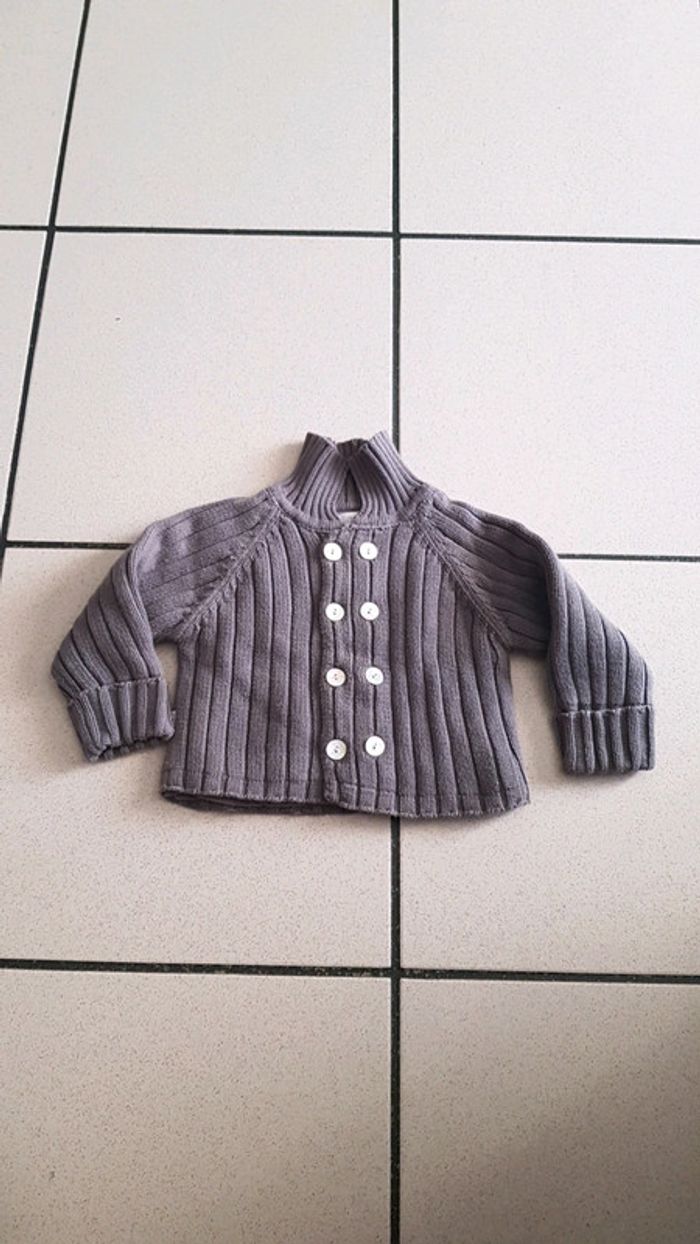 Gilet bébé garçon,  6 mois.