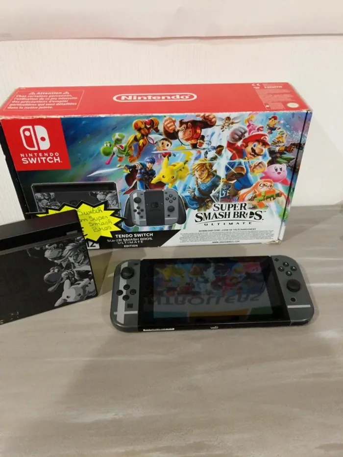 Nintendo Switch V1 - Édition Super Smash Bros - photo numéro 4