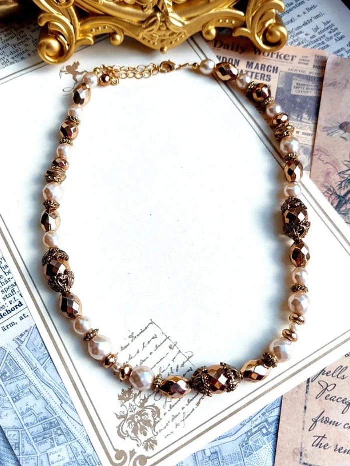 Magnifique collier de perles vintage - photo numéro 2