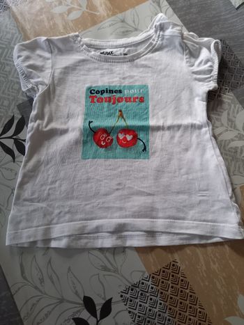 Tee shirt fille 9 mois