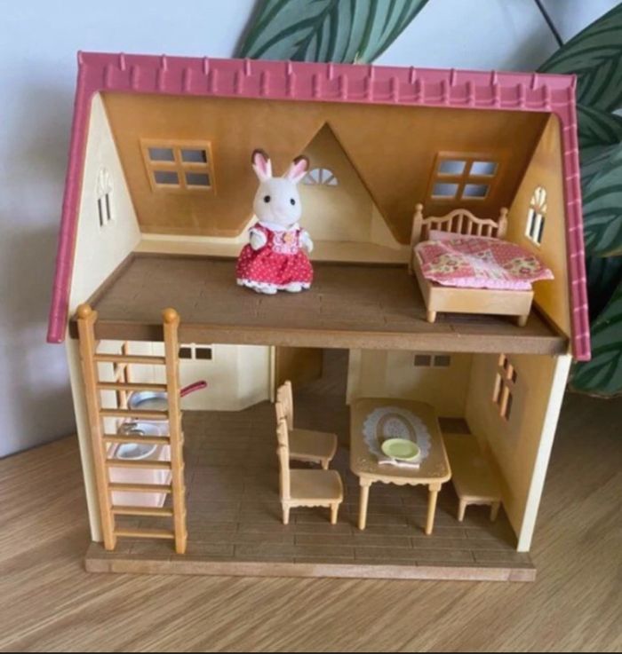 cosy cottage starter home  sylvanian families  5242 vintage - photo numéro 2