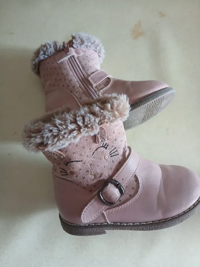 Bottines vieux rose - photo numéro 4