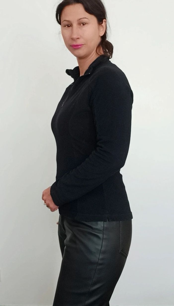 Pull polaire noir Quechua - photo numéro 4