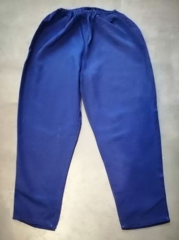 Pantalon bleu fait main Taille unique