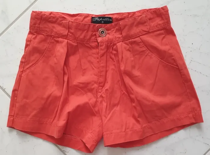 Short orange 6 ans