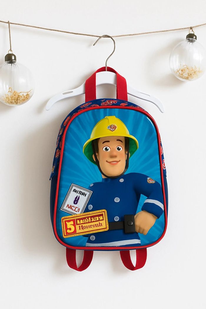 🎒 Petit sac à dos Crèche/Maternelle - Sam le Pompier 🔥