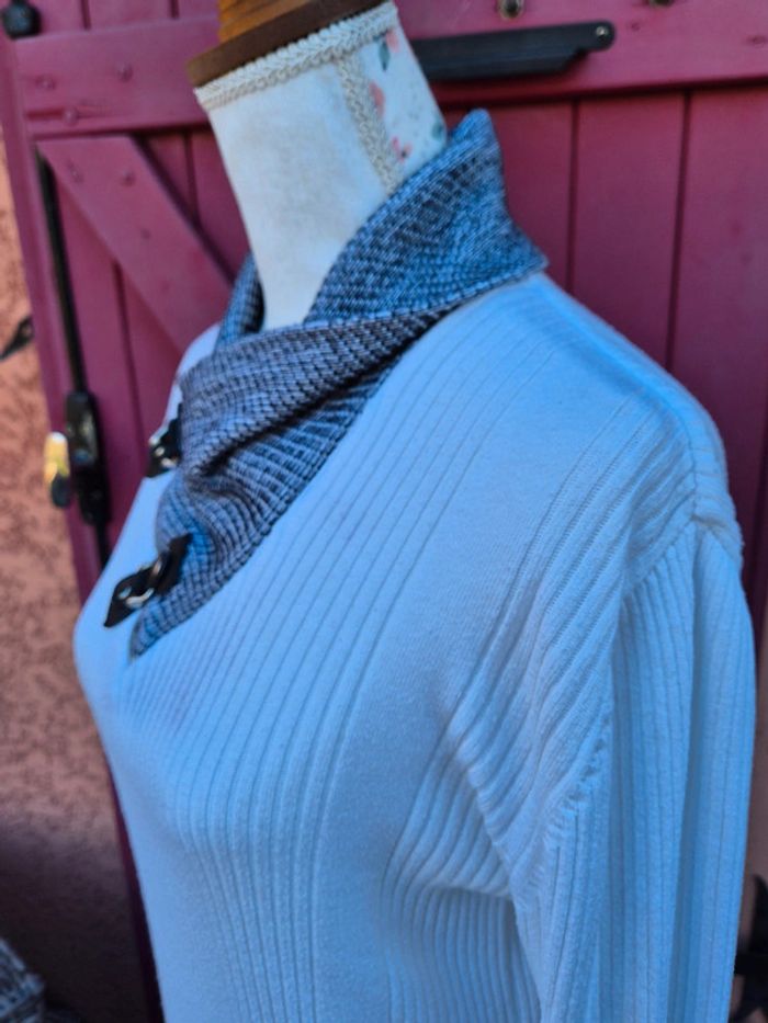 Pull en tricot fin pour homme T. XL Armita - photo numéro 4